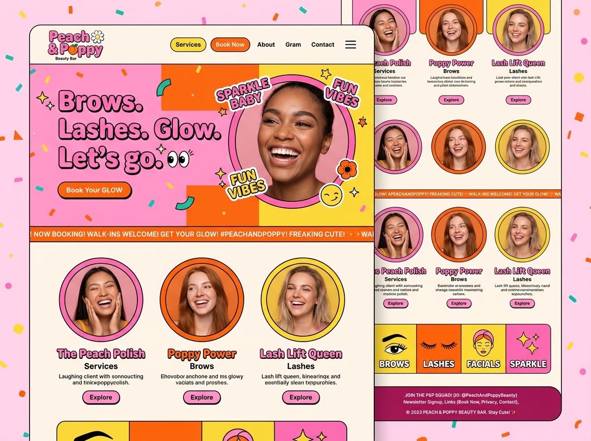 Beauty Pop — Med Spas & Beauty website design